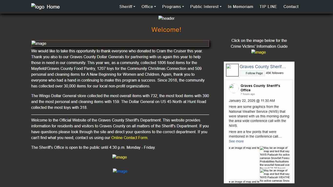 Graves County Sheriff's Department - Home Page